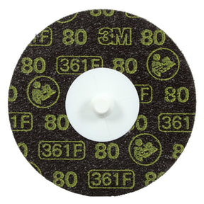 3M 361F Roloc Disc, 80 YF-weight, TR, 4 in, Die R400BB (7010360779) (100 Pack)