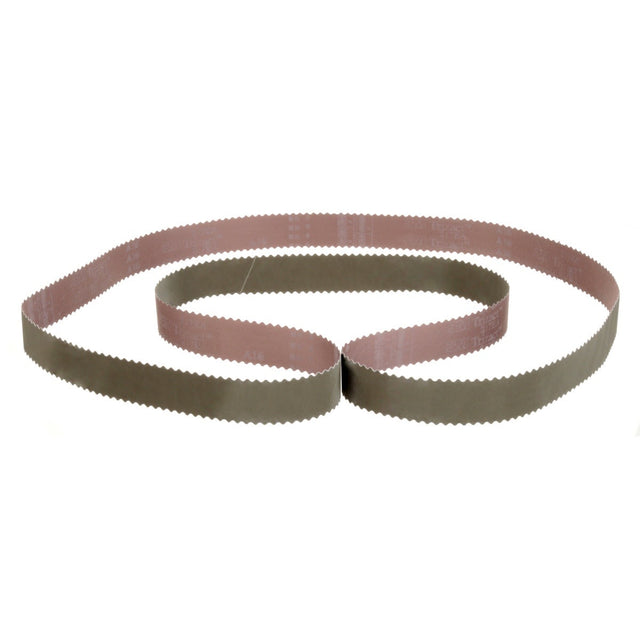 3M 217EA Trizact Cloth Belt, A65 JE-weight, 2-1/4 in x 148 in, Film-lok, Full-flex, Scallop B (7010361275) (50 Pack)