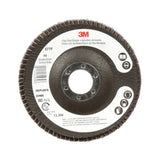 3M 577F Flap Disc, T27, 60 Grit, Alumina Zirconia, Green, 4-1/2 in x 7/8 in (7010363143)  - (10Pack) - 2