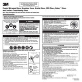 3M 87337 Cubitron II Stikit Film Disc, PSA Multi-Grade 80+ to 220+, Purple, 5 in x NH, 3 mil (7010363665) (300 Pack) - 5