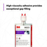 3M Universal Adhesive Black-3 Two-Part Urethane High Viscosity Gap Filling 200 mL Cartridge (08223) (7010364210)  - (6Pack) - 3