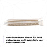 3M Universal Adhesive Black-3 Two-Part Urethane High Viscosity Gap Filling 200 mL Cartridge (08223) (7010364210)  - (6Pack) - 5