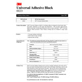 3M Universal Adhesive Black-3 Two-Part Urethane High Viscosity Gap Filling 200 mL Cartridge (08223) (7010364210)  - (6Pack) - 9