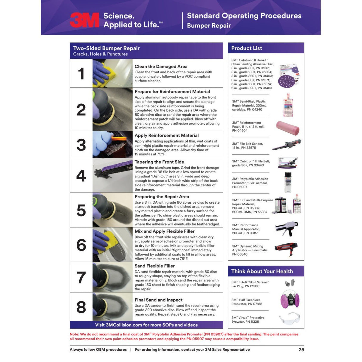 3M Semi-Rigid Parts Repair 1 Two-Part Urethane Plastic Repair Adhesive, Black, 200 mL Cartridge (08235) (7010364211)  - (6Pack) - 3