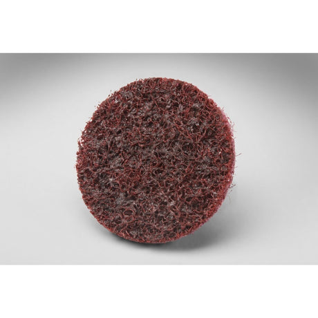 3M SC-DS Scotch-Brite Roloc Surface Conditioning Disc, Aluminum Oxide Medium, TS, 1-1/2 in, Maroon (7010364509) (200 Pack)
