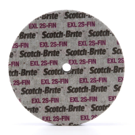 3M XL-UW Scotch-Brite EXL Unitized Wheel, 2S Fine, 6 in x 1/4 in x 5/8 in (7010364573) (8 Pack)
