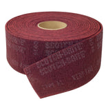 3M Scotch-Brite Light Deburring Roll, LD-RL, Aluminum Oxide Very Fine, Maroon, 4 in x 30 ft (7010364904)  - (3Pack) - 2