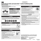3M 337DC Trizact Cloth Belt, A65 X-Weight, 2 in x 132 in, Film-lok, No Flex (7010365339) (5 Pack) - 3