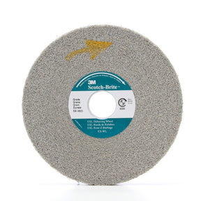 3M XL-WL Scotch-Brite EXL Deburring Convolute Wheel, 8S Fine, 8 in x 9/16 in x 3 in (7010365534) (4 Pack)