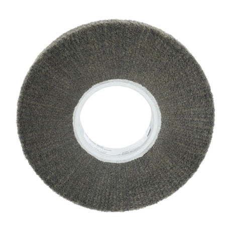 3M CF-FB Scotch-Brite Finishing Flap Brush, 8 in x 2 in x 3 in, 5S VFN, Gray, Very Fine, Center Hole (7010365596) (2 Pack)