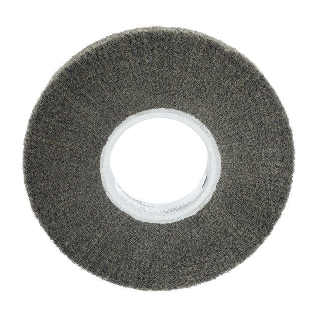 3M CF-FB Scotch-Brite Finishing Flap Brush, 8 in x 2 in x 3 in, 5S VFN, Gray, Very Fine, Center Hole (7010365596) (2 Pack)