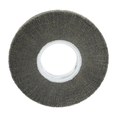 3M CF-FB Scotch-Brite Finishing Flap Brush, 8 in x 2 in x 3 in, 5S VFN, Gray, Very Fine, Center Hole (7010365596) (2 Pack)