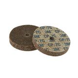 3M CP-UW Scotch-Brite Cut and Polish Unitized Wheel, 7A Coarse, Tan, 4 in x 1/4 in x 1/4 in (7010365598) (20 Pack)