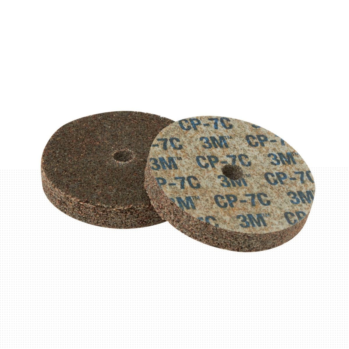 3M CP-UW Scotch-Brite Cut and Polish Unitized Wheel, 7A Coarse, Tan, 4 in x 1/4 in x 1/4 in (7010365598) (20 Pack)