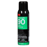3M 90 Hi-Strength Spray Adhesive, Clear, 16 fl oz Can, Net Wt 12.23 oz, Permanent, Bonds Laminate, Wood, Concrete, Metal, Plastic (7010366483) - 3