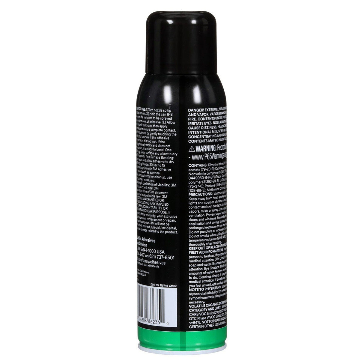 3M 90 Hi-Strength Spray Adhesive, Clear, 16 fl oz Can, Net Wt 12.23 oz, Permanent, Bonds Laminate, Wood, Concrete, Metal, Plastic (7010366483)  - (12Pack) - 4
