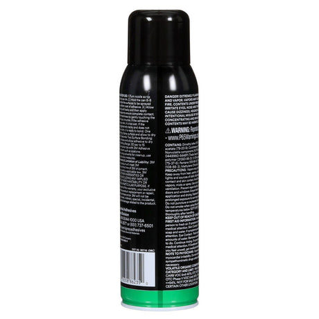 3M 90 Hi-Strength Spray Adhesive, Clear, 16 fl oz Can, Net Wt 12.23 oz, Permanent, Bonds Laminate, Wood, Concrete, Metal, Plastic (7010366483)  - (12Pack) - 4