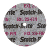 3M XL-UW Scotch-Brite EXL Unitized Wheel, SiC Fine, Gray, 3 in x 1 in x 3/8 in (7010366605) (10 Pack) - 2