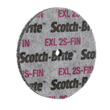 3M XL-UW Scotch-Brite EXL Unitized Wheel, SiC Fine, Gray, 3 in x 1 in x 3/8 in (7010366605) (10 Pack) - 4