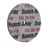 3M XL-UW Scotch-Brite EXL Unitized Wheel, SiC Fine, Gray, 3 in x 1 in x 3/8 in (7010366605) (10 Pack) - 4