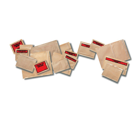 3M PLE-T1 Top Print Packing List Envelope, Transparent, 4-1/2 in x 5-1/2 in (7010373289) (1000 Pack) - 7
