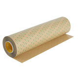 3M 468MP Adhesive Transfer Tape, Clear, 60 in x 60 yd, 5.2 mil Roll (7010373419) (9 Pack)