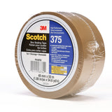 3M 375 Scotch Box Sealing Tape, High Performance, Tan, 48 mm x 50 m (7010374960)  - (36Pack) - 3