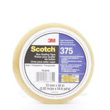 3M 68765-5 Scotch High Performance Box Sealing 375 Tape Clear, 72mm x 50m (7010374961)