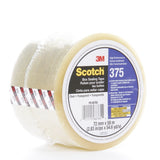3M 375 Scotch Box Sealing Tape, Clear, 72 mm x 50 m (7010374961)  - (24Pack) - 4