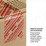 3M 3779 Scotch Security Message Box Sealing Tape, Clear, 48 mm x 100 m (68775) (7010374964)  - (36Pack) - 4