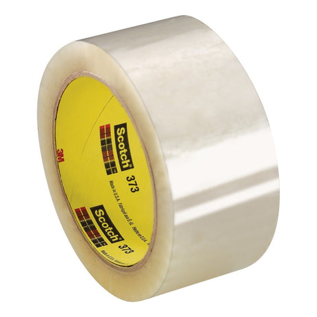 3M 373 Scotch Box Sealing Tape, Clear, 48 mm x 100 m, Individually Wrapped Conveniently Packaged (7010374966)  - (36Pack) - 5