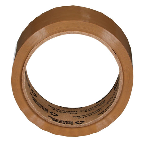3M 371 Scotch Box Sealing Tape, Tan, 48 mm x 50 m (7010374971) (36 Pack) - 4