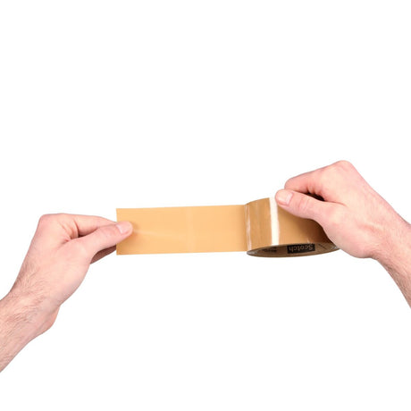 3M 371 Scotch Box Sealing Tape, Tan, 48 mm x 50 m (7010374971) (36 Pack) - 7
