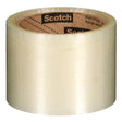 3M 371 Scotch Box Sealing Tape, Clear, 72 mm x 50 m (7010374972) (24 Pack)