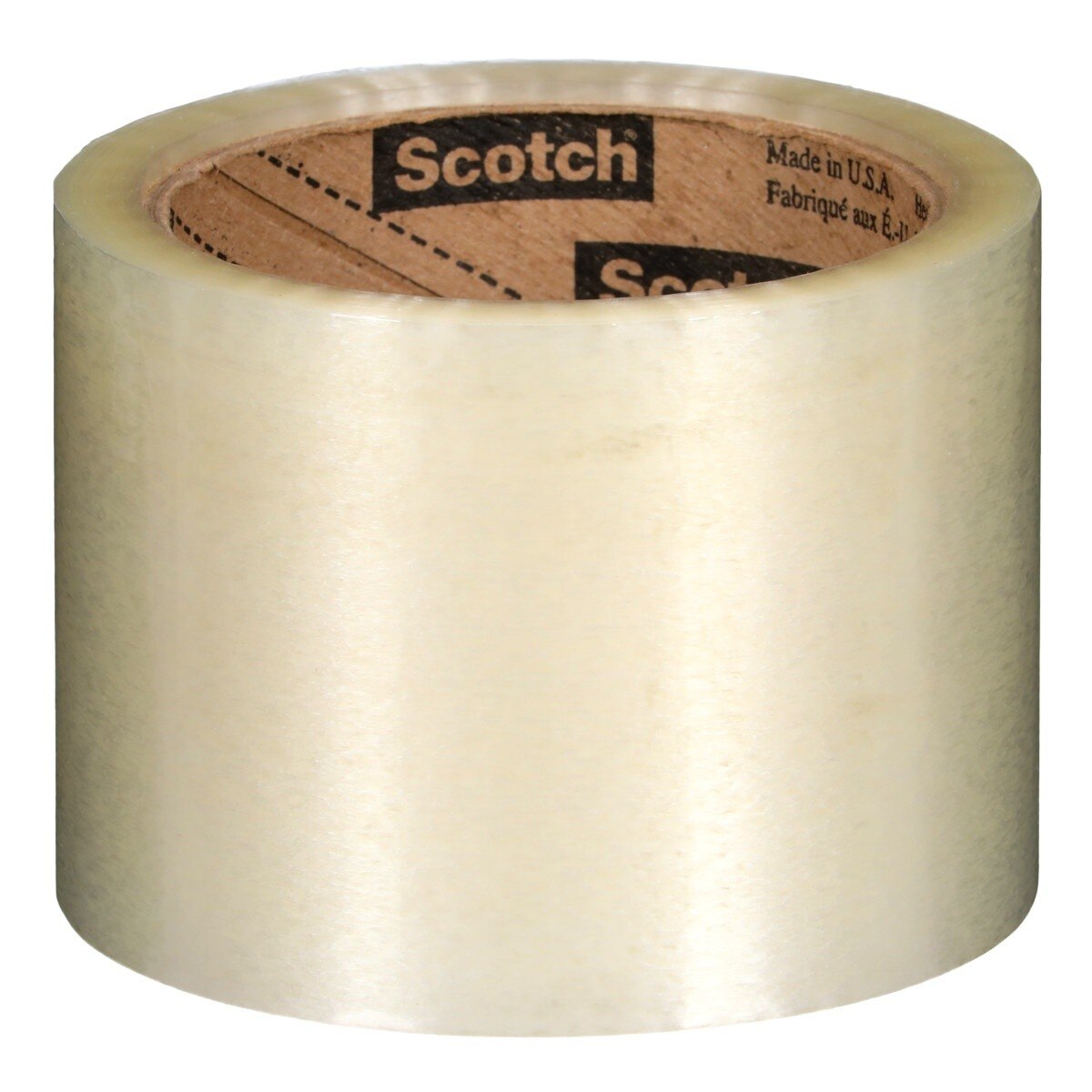 3M 371 Scotch Box Sealing Tape, Clear, 72 mm x 50 m (7010374972) (24 Pack)
