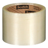 3M 371 Scotch Box Sealing Tape, Clear, 72 mm x 50 m (7010374972) (24 Pack)