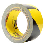 3M 5702 Safety Stripe Vinyl Tape for Lane and Hazard Marking, Rubber Adhesive, Black/Yellow (1 in x 36 yd, 1 Roll) (7010375080)  - (36Pack) - 2