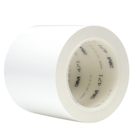 3M 471 471 IW Vinyl Tape, White, 3 in x 36 yd, 5.2 mil, Individually Wrapped Conveniently Packaged (7010375095)  - (12Pack) - 2