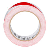 3M Safety Stripe Vinyl Tape, Red White, 2 in x 36 yd, 5 mil (767) (7010375766)  - (12Pack) - 7