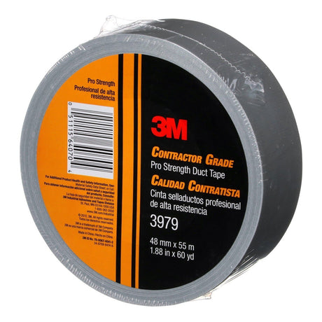 3M Contractor Grade Pro Strength Duct Tape, Silver, 1.88 in x 60 yd (3979) (7010375912)  - (24Pack) - 7
