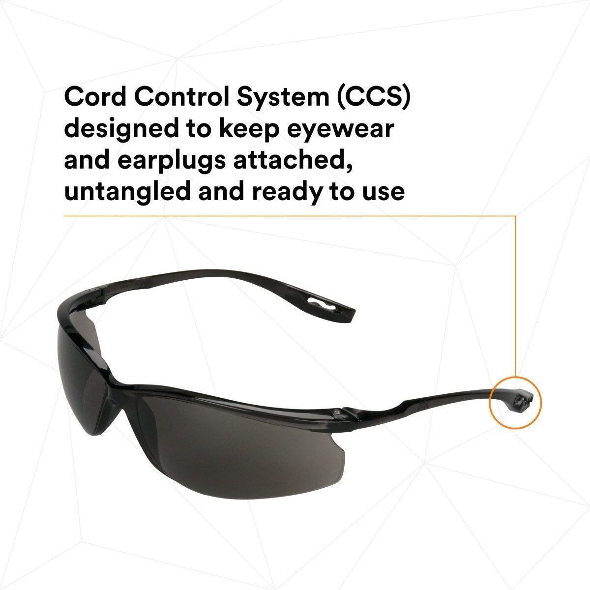 3M 11798-00000-20 Virtua Sport CCS Protective Eyewear Corded Control System, Gray Anti-Fog Lens (7010384246)  - (20Pack) - 4