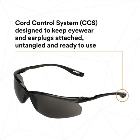 3M 11798-00000-20 Virtua Sport CCS Protective Eyewear Corded Control System, Gray Anti-Fog Lens (7010384246)  - (20Pack) - 4