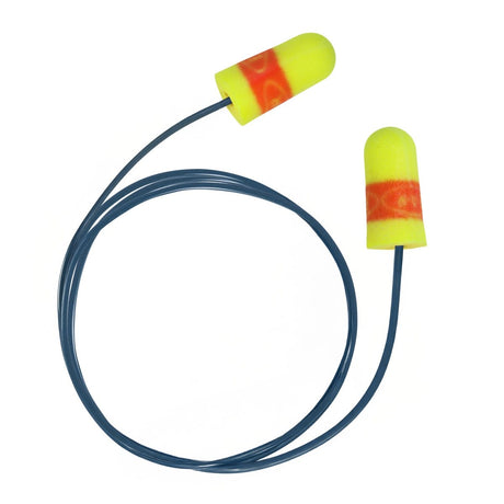 3M 311-4109 E-A-R SuperFit Metal Detectable Corded Disposable Foam Earplugs NRR 32 (7010384671) (2000 Pack)
