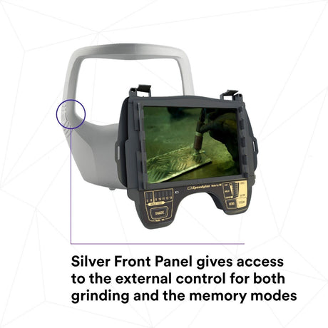 3M 06-0000-30I-KIT Speedglas 9100XXi Auto Darkening Filter Kit with Silver Front Panel (7010385388) - 7