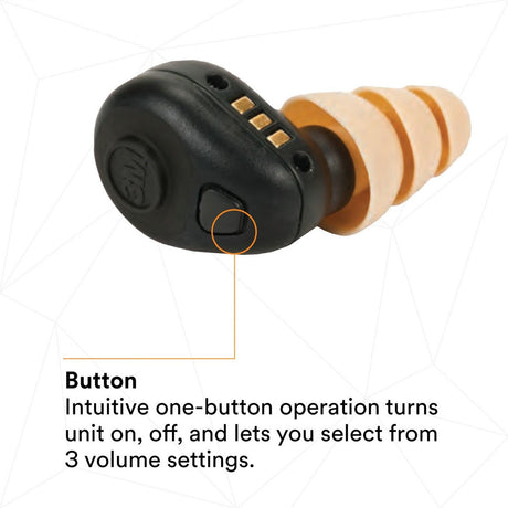 3M TEP-200 PELTOR Tactical Earplug Kit with Environmental Listening and Charging Case (7010386290) - 3