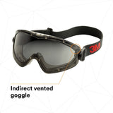 3M GG2892-SGAF GoggleGear Safety Goggles, Indirect Vent, Grey SGAF Lens, Anti-Fog (7010386491)  - (10Pack) - 5