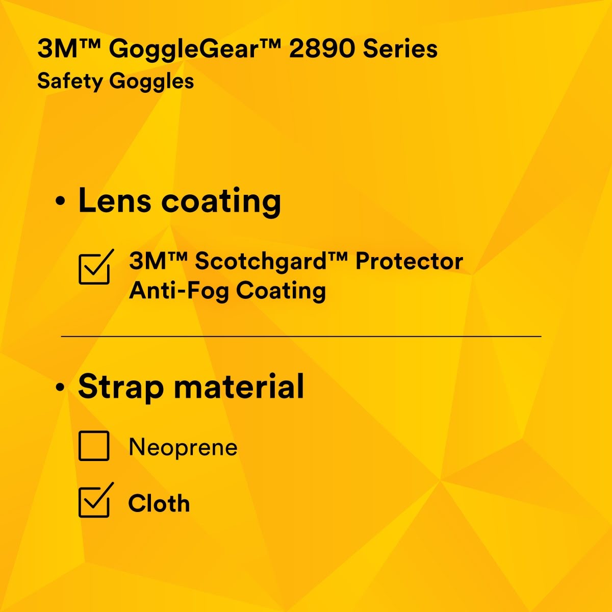 3M GG2892-SGAF GoggleGear Safety Goggles, Indirect Vent, Grey SGAF Lens, Anti-Fog (7010386491)  - (10Pack) - 10