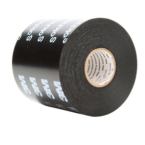 3M 50P-4X100FT-K Vinyl Corrosion Protection Tape 50, Printed, Black, 4 in x 100 ft (7010397563) (12 Pack)
