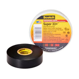 3M 33+-3/4X52FT-1 Scotch Super 33+ Vinyl Electrical Tape, Professional Grade, Black, 3/4 in x 52 ft, 7 mil (7010397928)  - (100Pack)