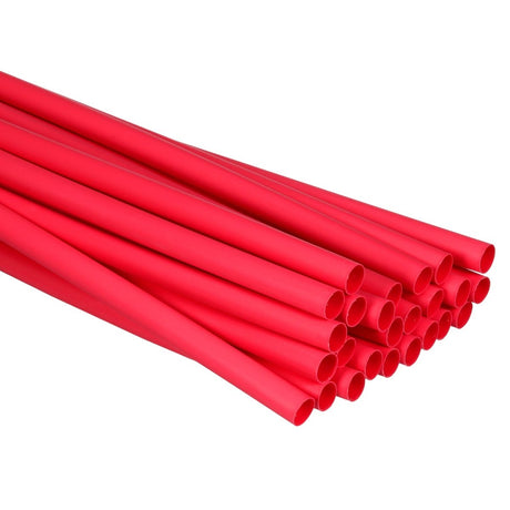 3M E30.500RD6"P EPS-300 Thin-Wall Heat Shrink Tubing, Adhesive-Lined, Red, 1/2 in ID x 6 in Sticks, 10 Pieces (7010398879)  - (10Pack) - 8